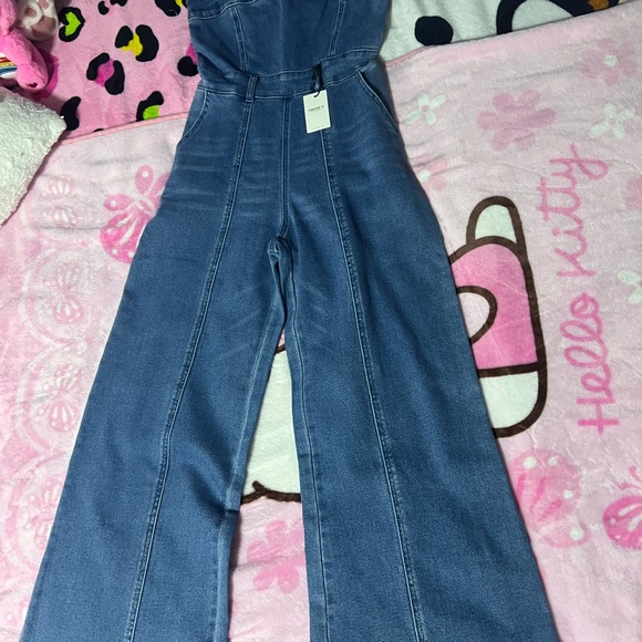 Forever 21 Blue Denim Jumpsuit - Picture 5 of 10
